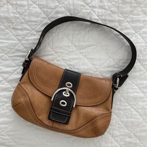 Coach Soho handbag - Brown and Tan